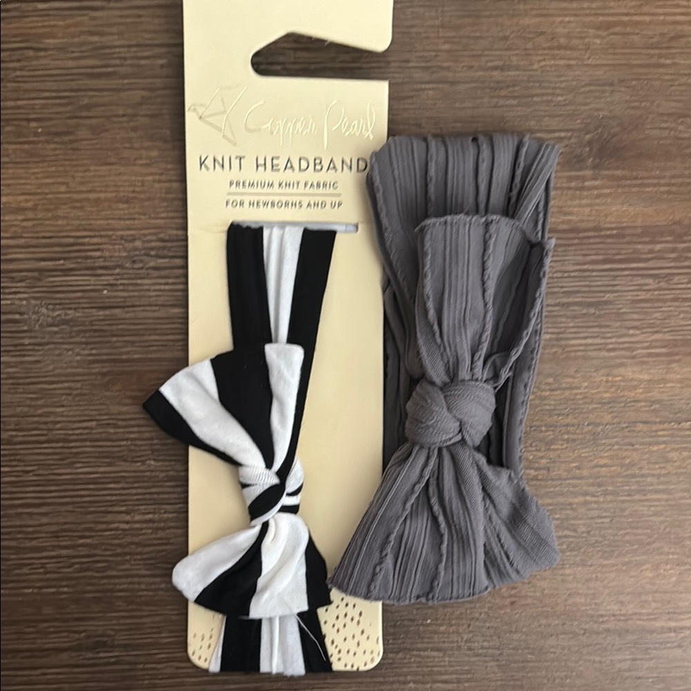 Black and Gray Hair Accessories Set